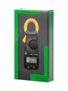 Мультиметр цифровой, клещи токовые тестер тока и напряжения Орбита OT-INM21